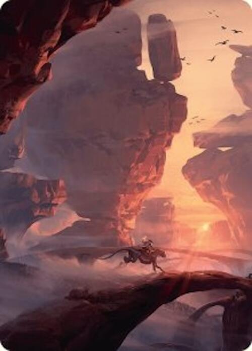 Mountain Art Card (24/54) [Foundations Art Series] Magic: The Gathering