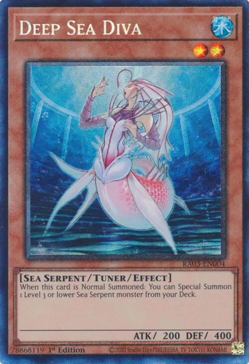 Deep Sea Diva (CR) [RA03-EN004] Prismatic Collector's Rare - Yugioh Cards For Your TCG Needs!