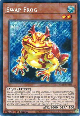 Swap Frog (Secret Rare) [RA03-EN005] - Yugioh Cards For Your TCG Needs!