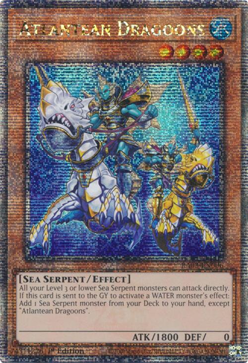 Atlantean Dragoons (Quarter Century Secret Rare) [RA03-EN006] - Yugioh Cards For Your TCG Needs!