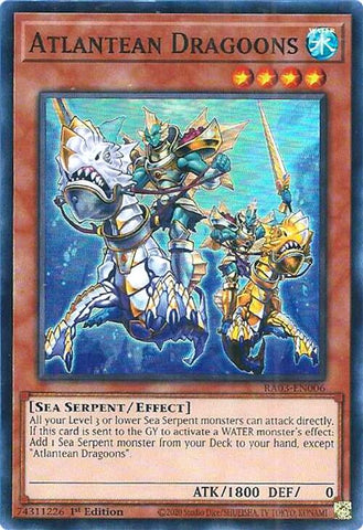 Atlantean Dragoons [RA03-EN006] Super Rare - Yugioh Cards For Your TCG Needs!
