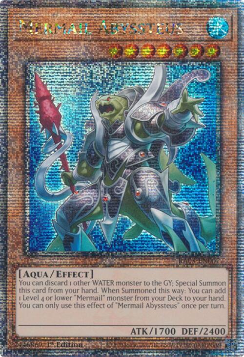 Mermail Abyssteus (Quarter Century Secret Rare) [RA03-EN007 - Yugioh Cards For Your TCG Needs!