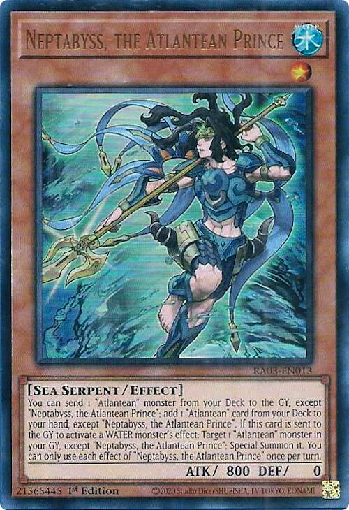 Neptabyss, the Atlantean Prince [RA03-EN013] Ultra Rare - Yugioh Cards For Your TCG Needs!