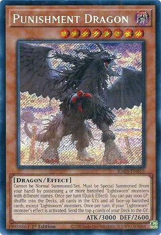 Punishment Dragon (Secret Rare) [RA03-EN015] - Yugioh Cards For Your TCG Needs!