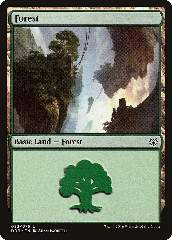 Forest (33) [Duel Decks: Nissa vs. Ob Nixilis] Magic: The Gathering