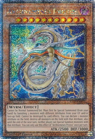 Archnemeses Protos (Quarter Century Secret Rare) [RA03-EN023] Quarter Century Secret Rare - Yugioh Cards For Your TCG Needs!