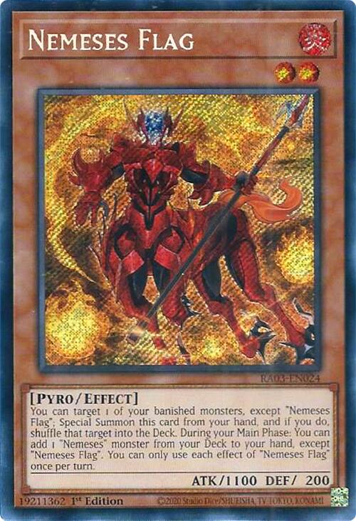 Nemeses Flag (Secret Rare) [RA03-EN024] - Yugioh Cards For Your TCG Needs!