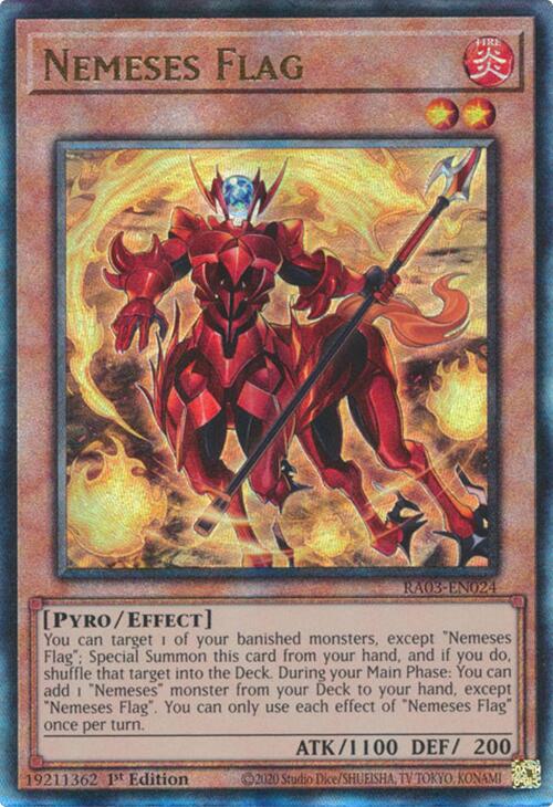 Nemeses Flag (UTR) [RA03-EN024] Prismatic Ultimate Rare - Yugioh Cards For Your TCG Needs!