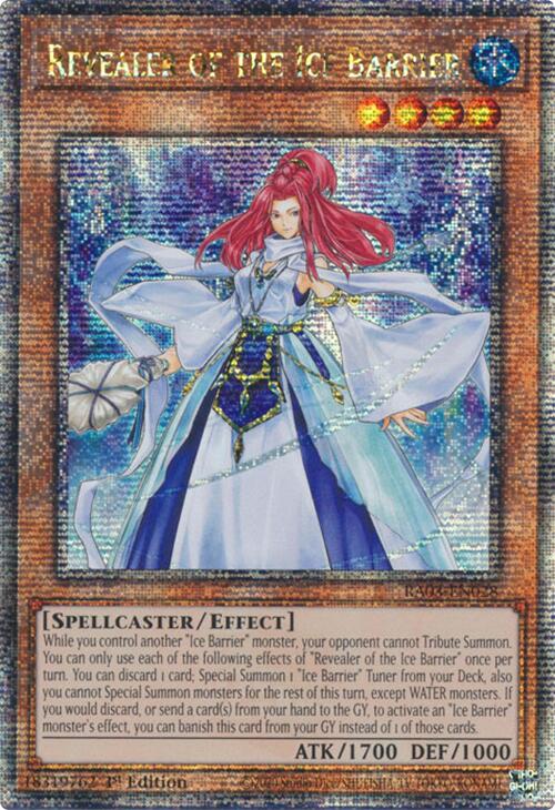 Revealer of the Ice Barrier (Quarter Century Secret Rare) [RA03-EN028] Quarter Century Secret Rare - Yugioh Cards For Your TCG Needs!