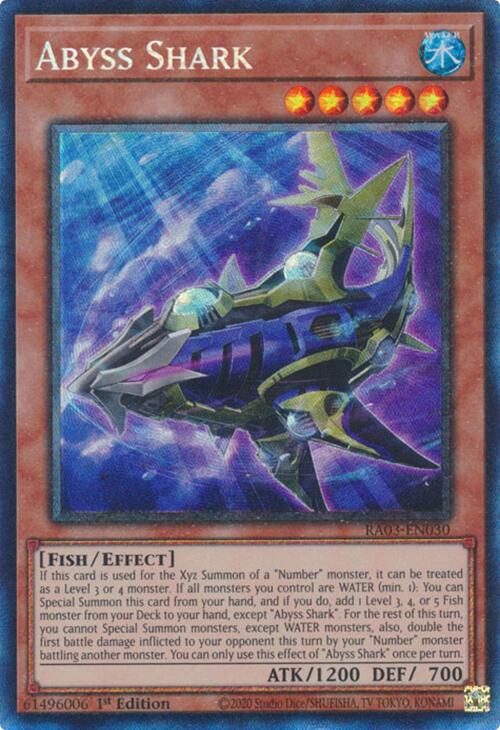 Abyss Shark (CR) [RA03-EN030] Prismatic Collector's Rare - Yugioh Cards For Your TCG Needs!