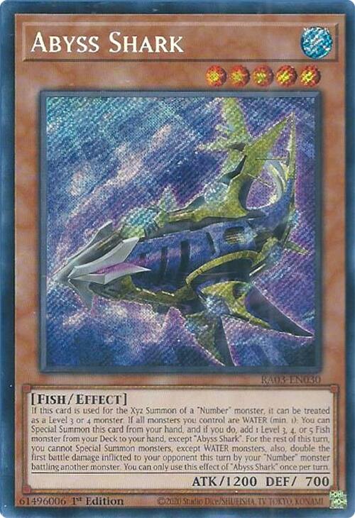 Abyss Shark (Secret Rare) [RA03-EN030] Secret Rare - Yugioh Cards For Your TCG Needs!