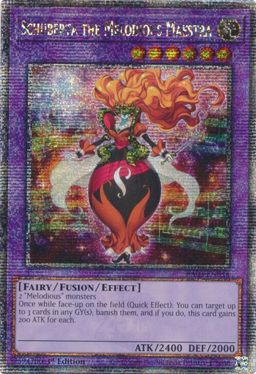 Schuberta the Melodious Maestra (Quarter Century Secret Rare) [RA03-EN034] - Yugioh Cards For Your TCG Needs!