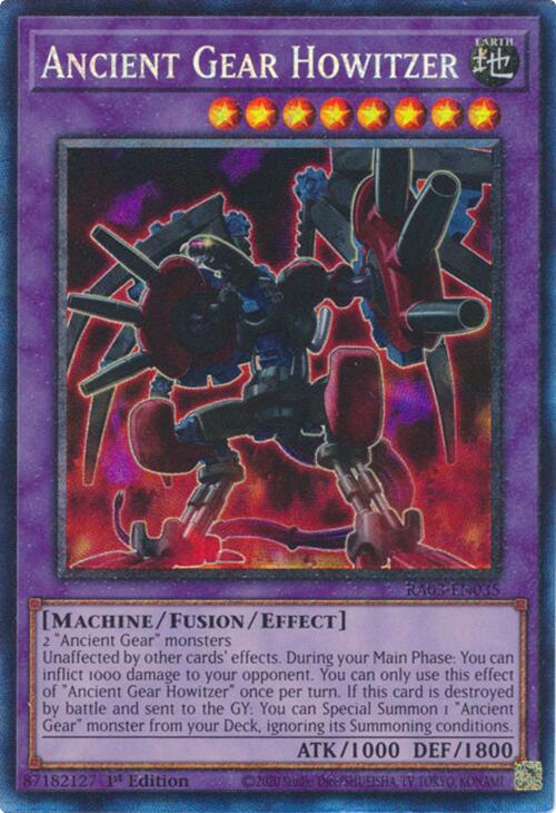 Ancient Gear Howitzer (CR) [RA03-EN035] Prismatic Collector's Rare - Yugioh Cards For Your TCG Needs!