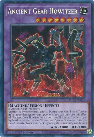 Ancient Gear Howitzer [RA03-EN035] Secret Rare - Yugioh Cards For Your TCG Needs!