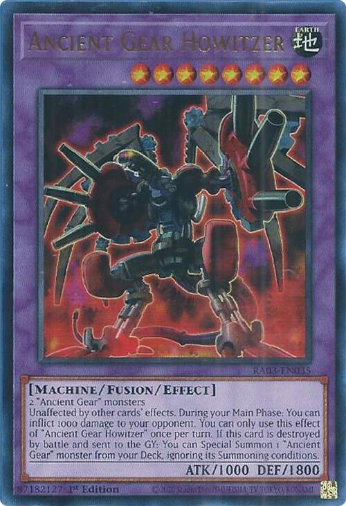 Ancient Gear Howitzer [RA03-EN035] Ultra Rare - Yugioh Cards For Your TCG Needs!