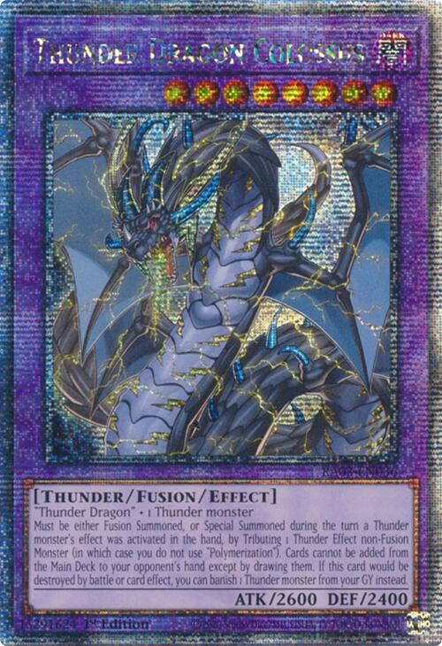 Thunder Dragon Colossus (Quarter Century Secret Rare) [RA03-EN036] - Yugioh Cards For Your TCG Needs!