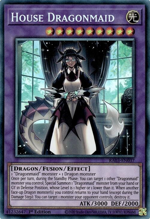 House Dragonmaid (CR) [RA03-EN037] Prismatic Collector's Rare - Yugioh Cards For Your TCG Needs!