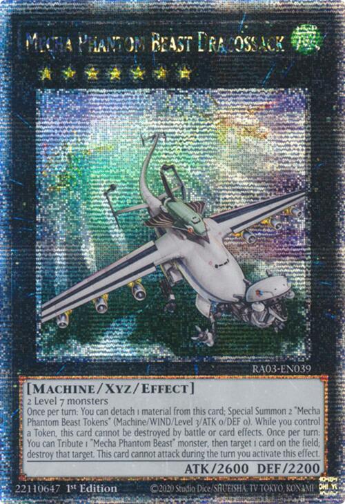 Mecha Phantom Beast Dracossack (Quarter Century Secret Rare) [RA03-EN039] - Yugioh Cards For Your TCG Needs!