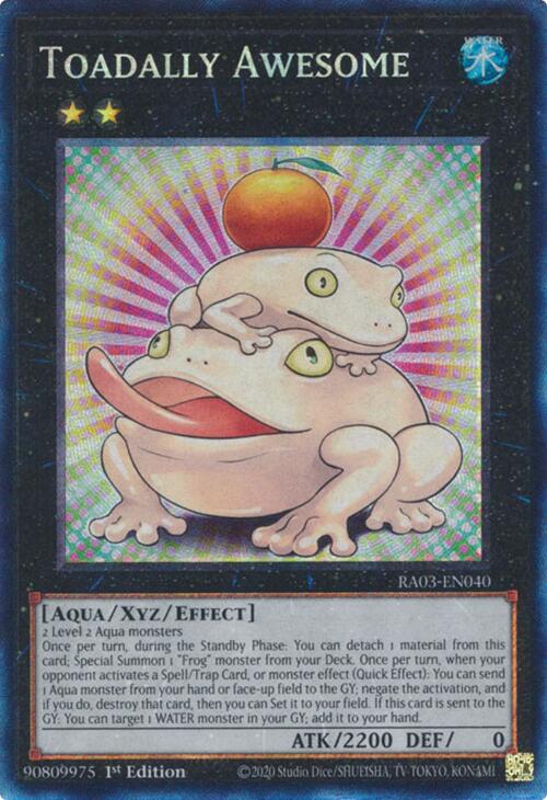 Toadally Awesome (CR) [RA03-EN040] Prismatic Collector's Rare - Yugioh Cards For Your TCG Needs!