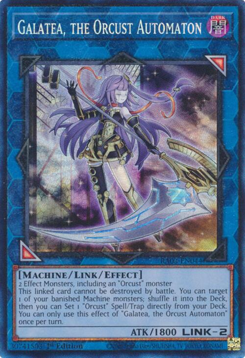 Galatea, the Orcust Automaton [RA03-EN044] Prismatic Collector's Rare - Yugioh Cards For Your TCG Needs!