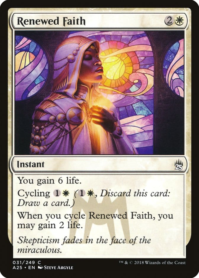 Renewed Faith [Masters 25] Magic: The Gathering