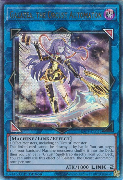Galatea, the Orcust Automaton (UTR) [RA03-EN044] Prismatic Ultimate Rare - Yugioh Cards For Your TCG Needs!