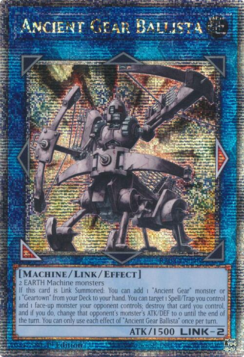 Ancient Gear Ballista (Quarter Century Secret Rare) [RA03-EN046] - Yugioh Cards For Your TCG Needs!
