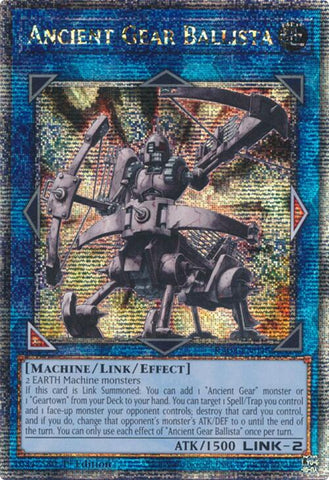 Ancient Gear Ballista (Quarter Century Secret Rare) [RA03-EN046] - Yugioh Cards For Your TCG Needs!