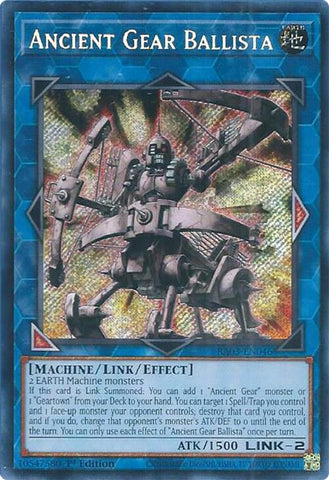 Ancient Gear Ballista [RA03-EN046] Secret Rare - Yugioh Cards For Your TCG Needs!