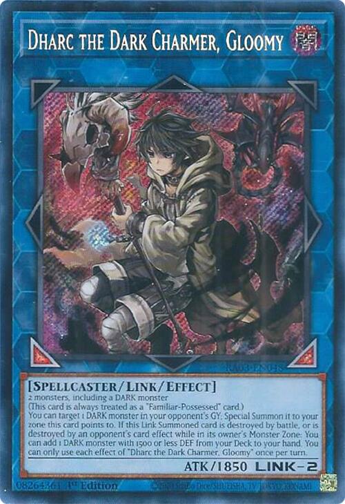 Dharc the Dark Charmer, Gloomy (Secret Rare) [RA03-EN048] Secret Rare - Yugioh Cards For Your TCG Needs!