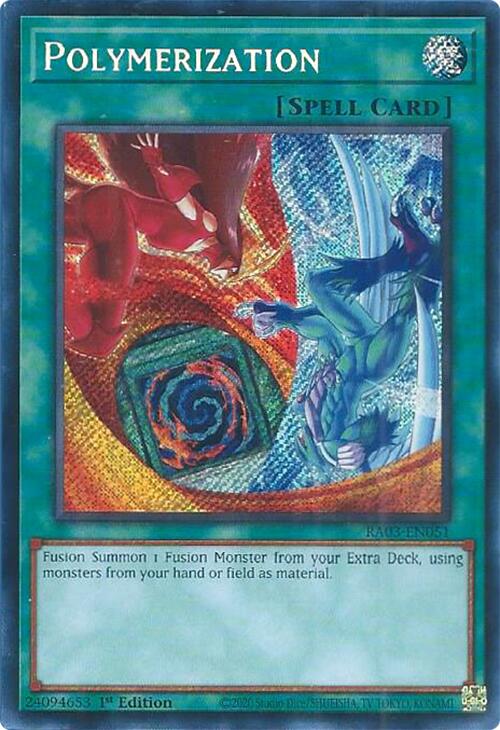 Polymerization (Secret Rare) [RA03-EN051] - Yugioh Cards For Your TCG Needs!