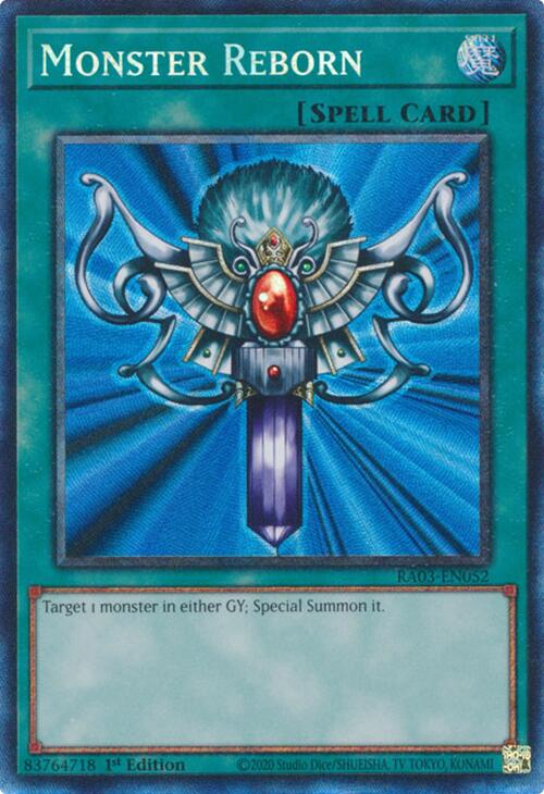 Monster Reborn (CR) [RA03-EN052] Prismatic Collector's Rare - Yugioh Cards For Your TCG Needs!