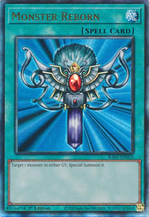 Monster Reborn (UTR) [RA03-EN052] Prismatic Ultimate Rare - Yugioh Cards For Your TCG Needs!