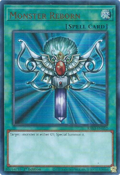 Monster Reborn [RA03-EN052] Ultra Rare - Yugioh Cards For Your TCG Needs!