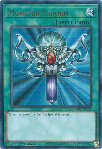 Monster Reborn [RA03-EN052] Ultra Rare - Yugioh Cards For Your TCG Needs!