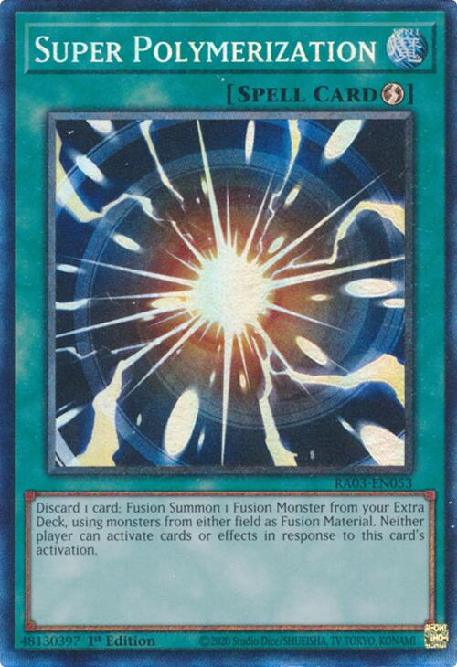 Super Polymerization [RA03-EN053] Prismatic Collector's Rare - Yugioh Cards For Your TCG Needs!
