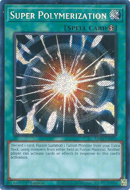 Super Polymerization (Secret Rare) [RA03-EN053] Secret Rare - Yugioh Cards For Your TCG Needs!