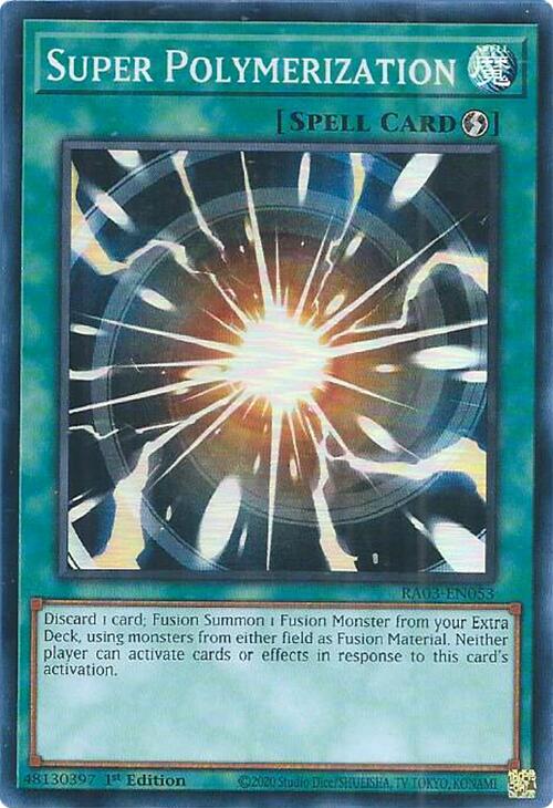 Super Polymerization [RA03-EN053] Super Rare - Yugioh Cards For Your TCG Needs!