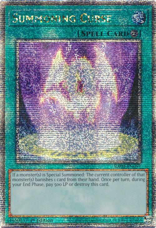 Summoning Curse (Quarter Century Secret Rare) [RA03-EN057] Quarter Century Secret Rare - Yugioh Cards For Your TCG Needs!