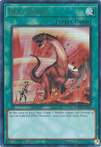 Heat Wave (UR) [RA03-EN058] Ultra Rare - Yugioh Cards For Your TCG Needs!
