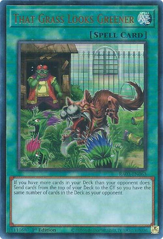 That Grass Looks Greener [RA03-EN063] Ultra Rare - Yugioh Cards For Your TCG Needs!