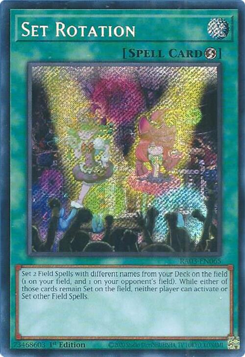Set Rotation (Secret Rare) [RA03-EN065] - Yugioh Cards For Your TCG Needs!