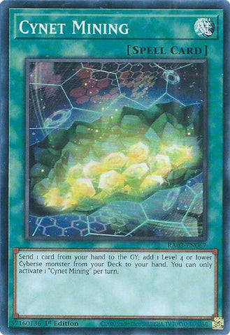 Cynet Mining [RA03-EN067] Super Rare - Yugioh Cards For Your TCG Needs!