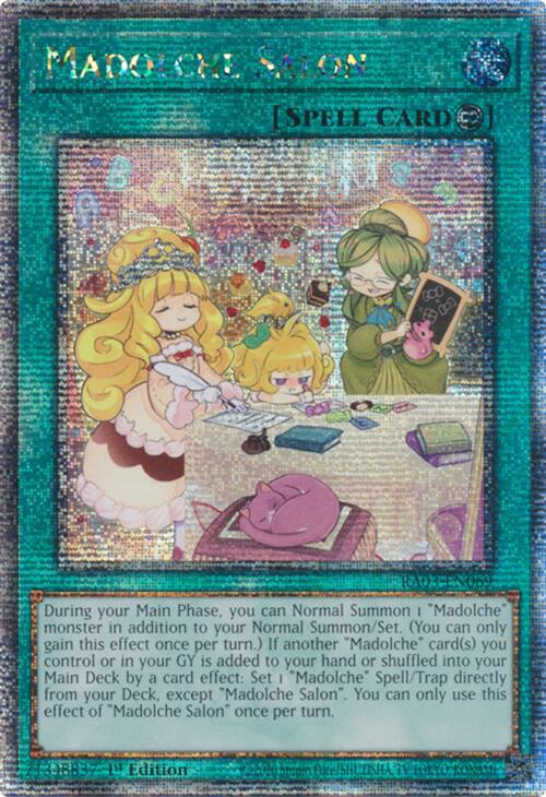 Madolche Salon (Quarter Century Secret Rare) [RA03-EN069] - Yugioh Cards For Your TCG Needs!