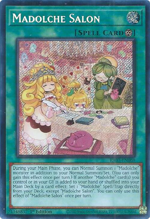 Madolche Salon (Secret Rare) [RA03-EN069] - Yugioh Cards For Your TCG Needs!