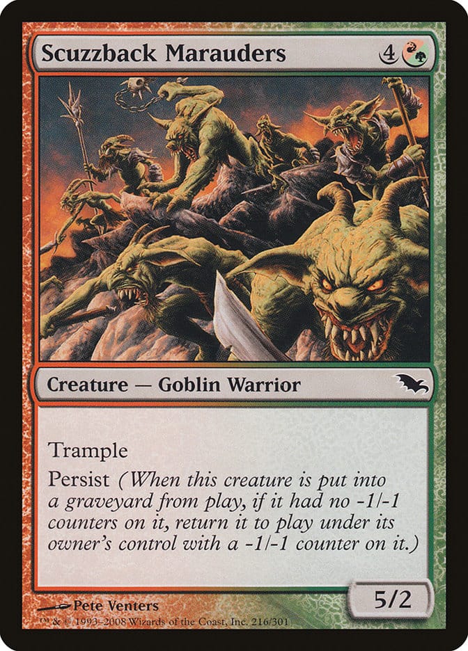 Scuzzback Marauders [Shadowmoor] Magic: The Gathering