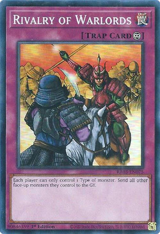 Rivalry of Warlords [RA03-EN075] Super Rare - Yugioh Cards For Your TCG Needs!