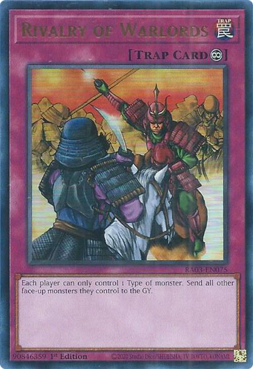 Rivalry of Warlords (UR) [RA03-EN075] Ultra Rare - Yugioh Cards For Your TCG Needs!
