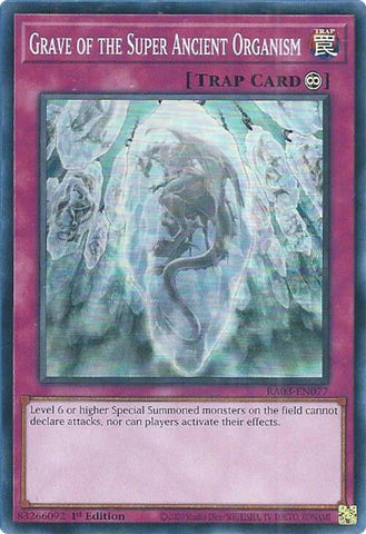 Grave of the Super Ancient Organism [RA03-EN077] Super Rare - Yugioh Cards For Your TCG Needs!