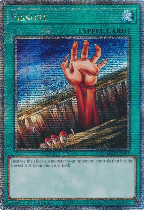 Fissure (Quarter Century Secret Rare) [RA03-EN084] Quarter Century Secret Rare - Yugioh Cards For Your TCG Needs!